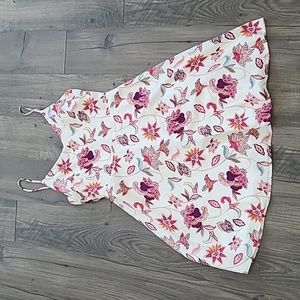 Floral print colorful dress